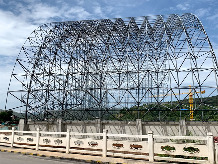 怀柔山寨矿储煤棚网架